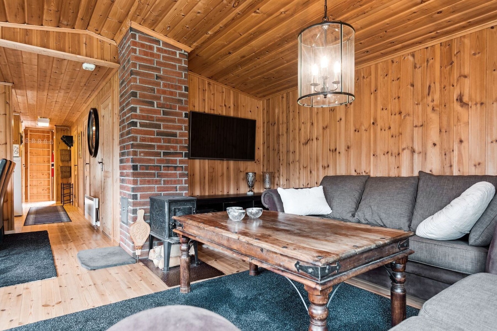 Stuen er naturlig inndelt i ulike brukssoner. Galleribilde