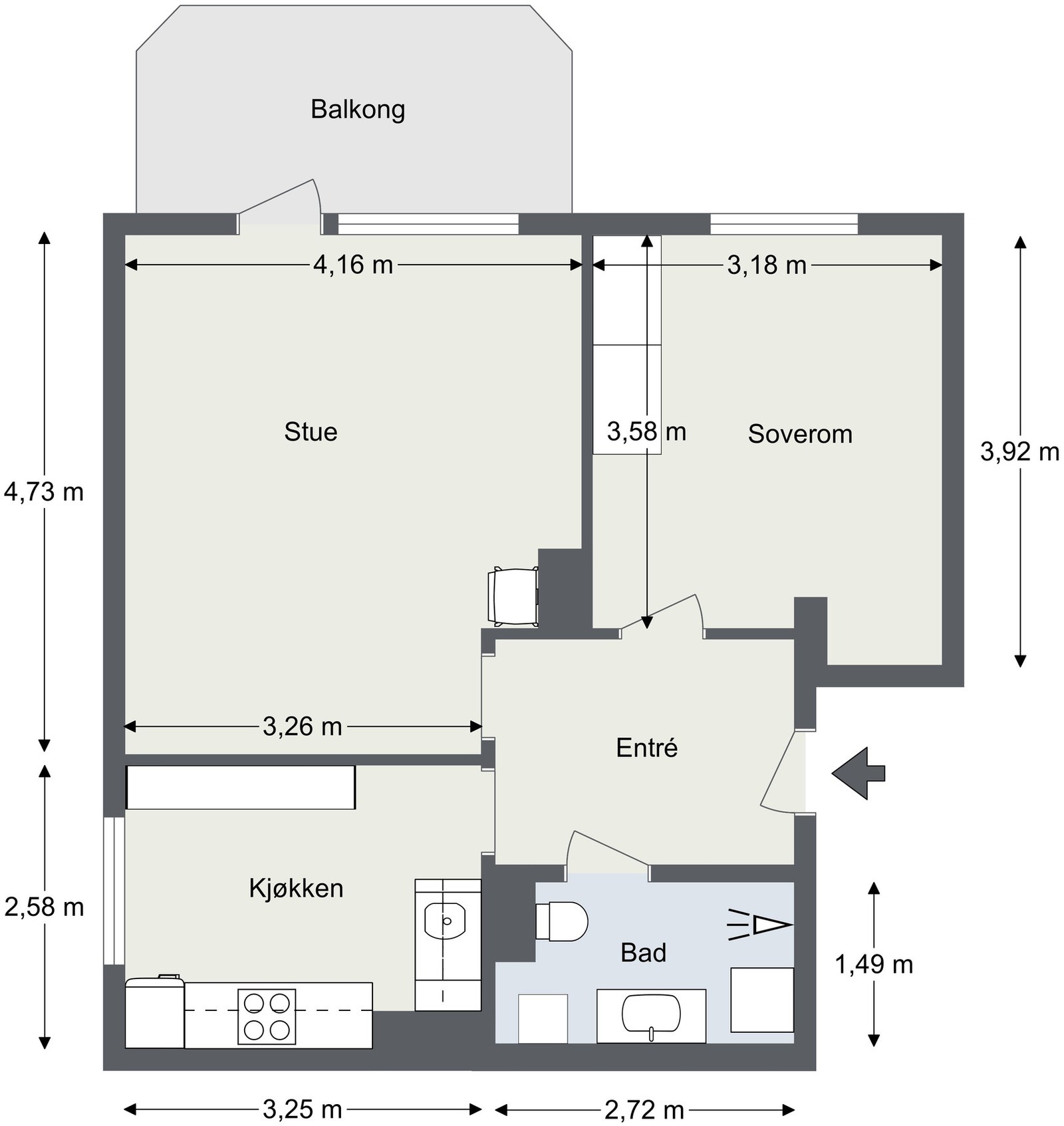 Plantegning. Galleribilde