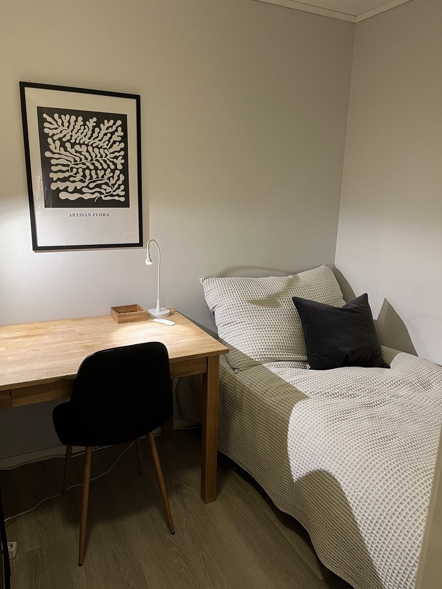 Arbeidsplass og enkeltseng fra Wonderland. Galleribilde