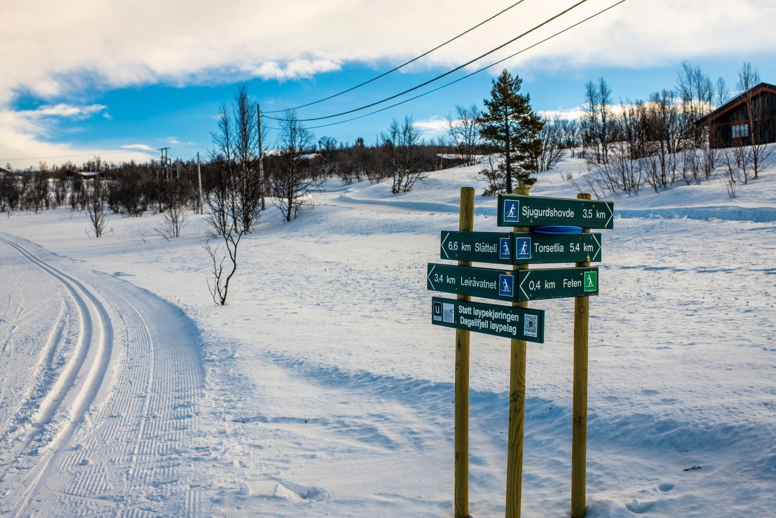 Supre skiløyper i umiddelbar nærhet Galleribilde