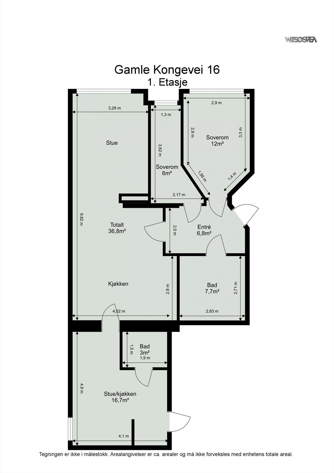 Planskisse. Galleribilde