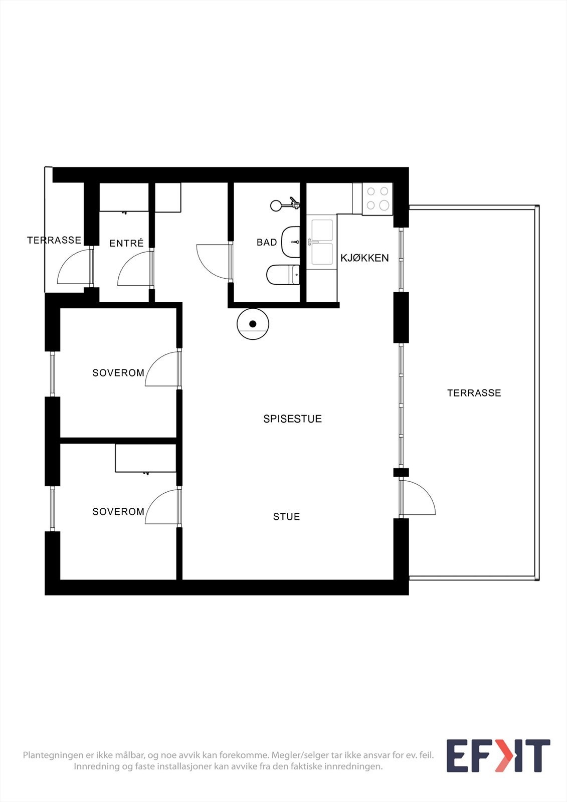 Plantegning Galleribilde