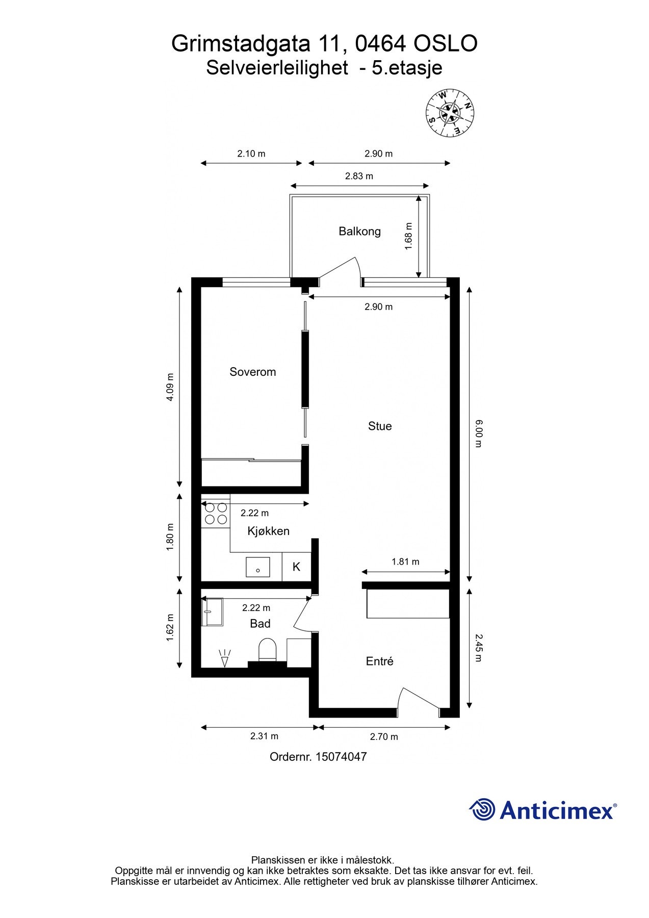 Vi begynner med plantegning slik at du har god oversikt før du blar videre. Galleribilde