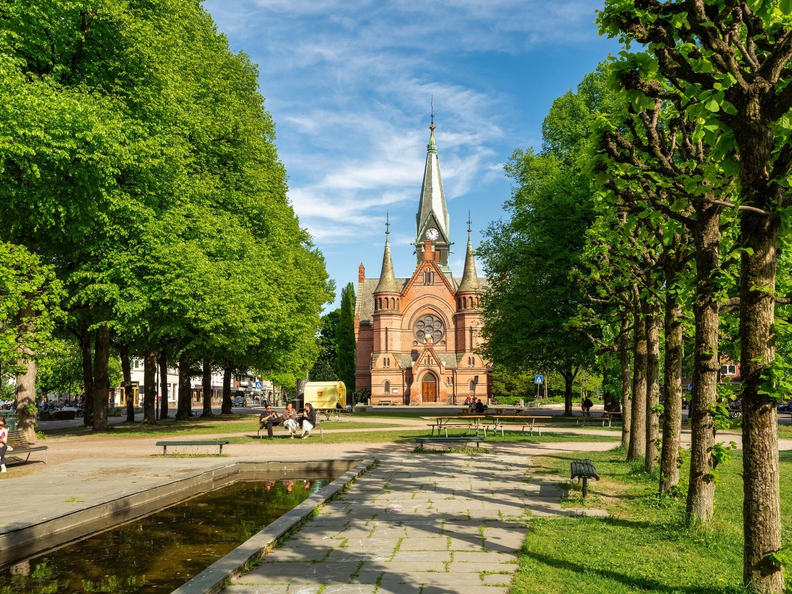 Vi tar oss en liten tur i nærområdet, spesielt for deg som ikke er kjent fra før. Her står vi altså midt på Sagene. Galleribilde