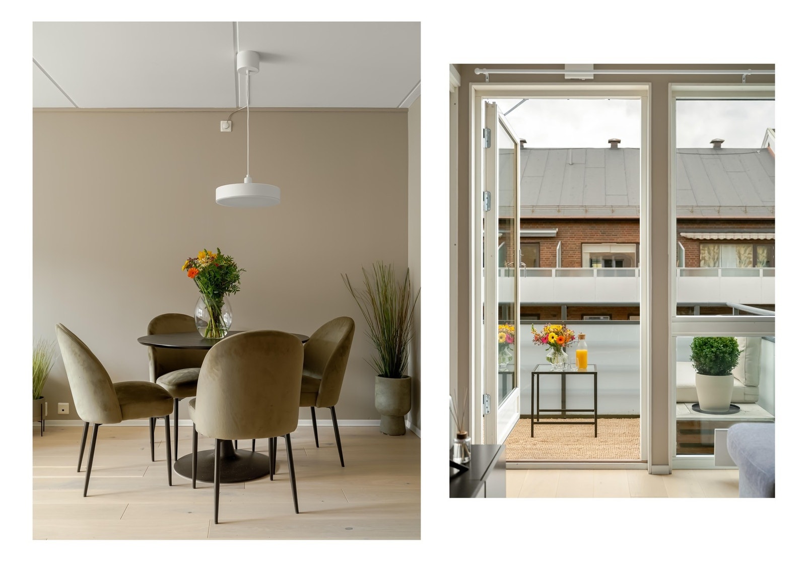 Middagen kan jo selvsagt nytes ute også. Galleribilde