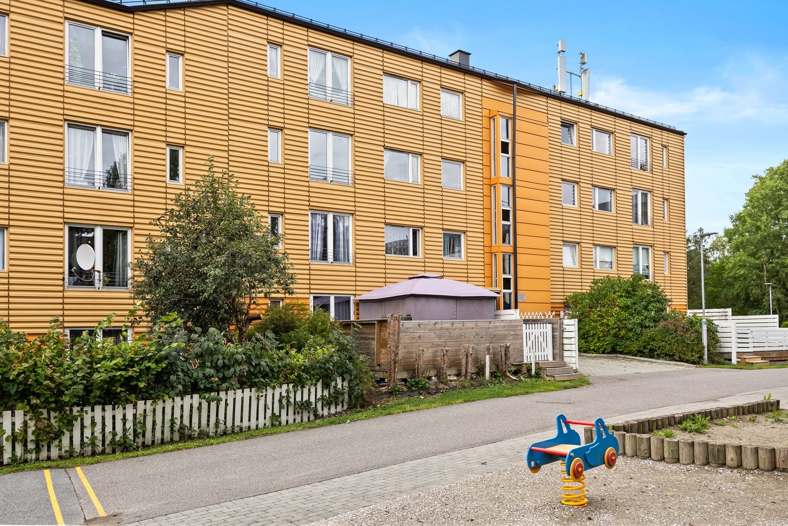 Byggets fasade. Galleribilde