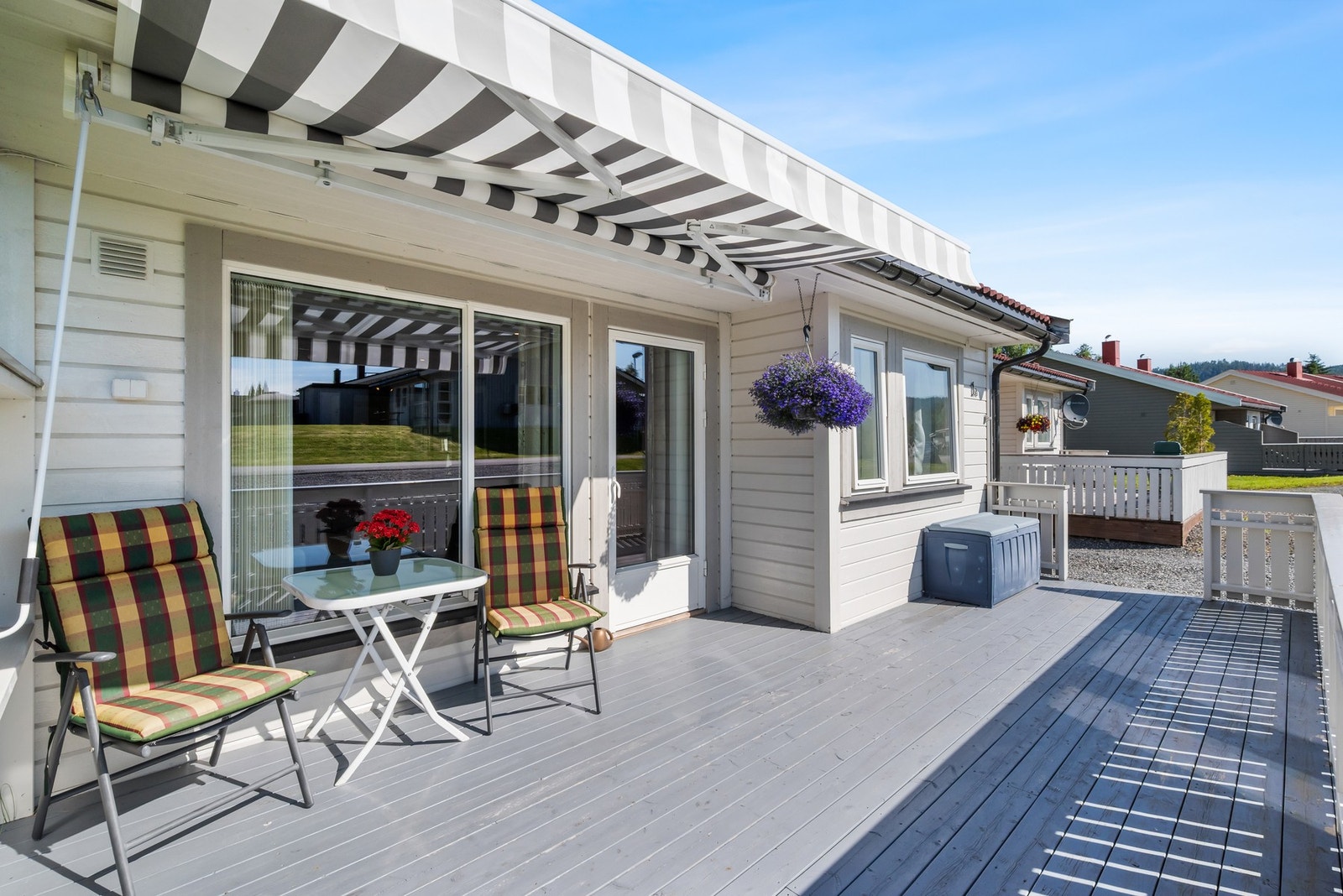 Her kan man nyte gode solforhold. Galleribilde