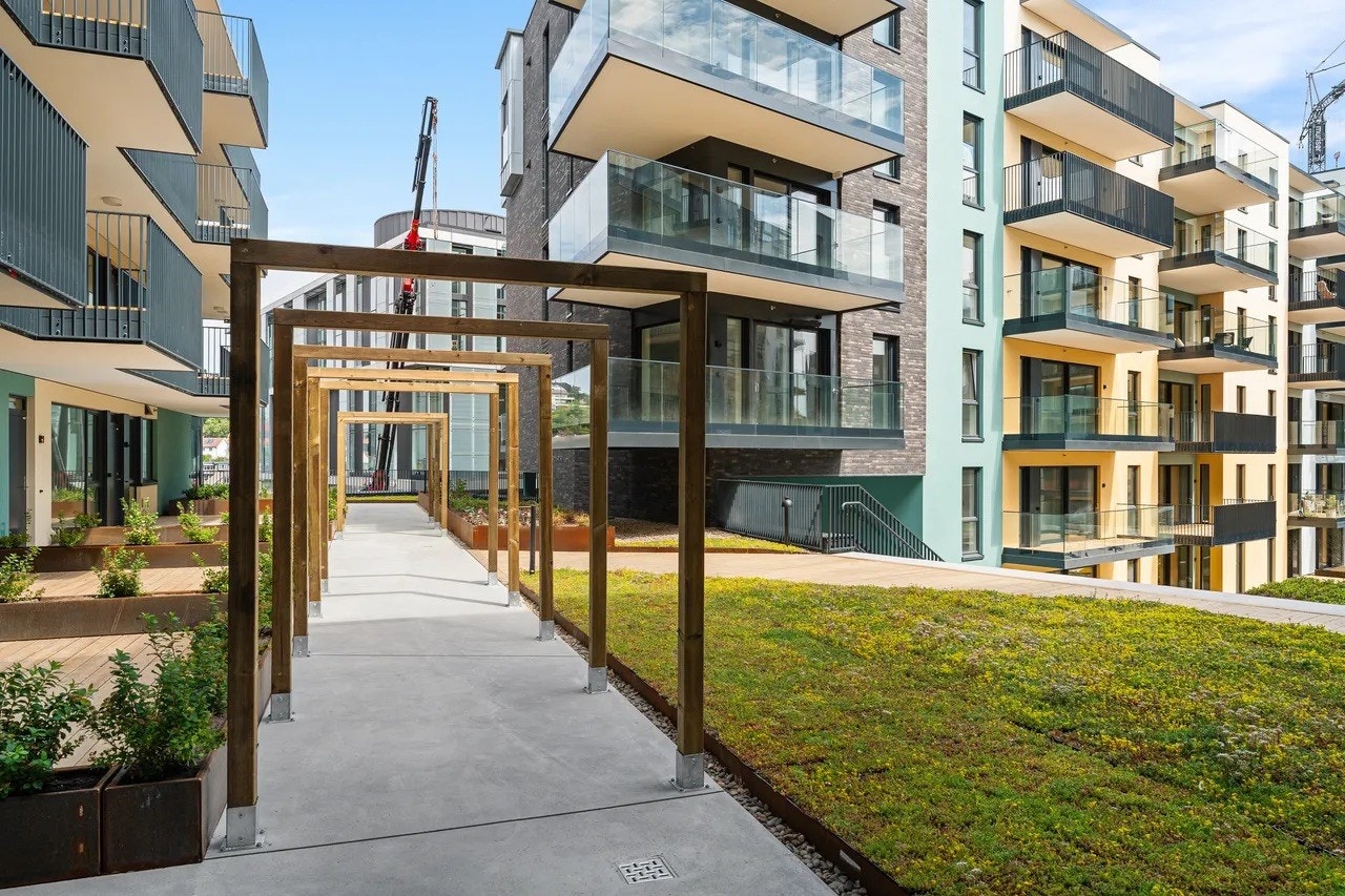 Indre gårdsrom Galleribilde