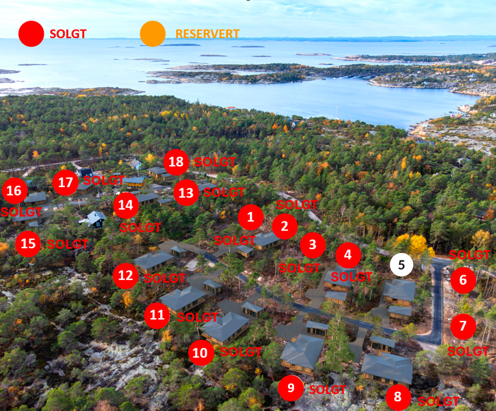 Illustrasjon tomter. Galleribilde