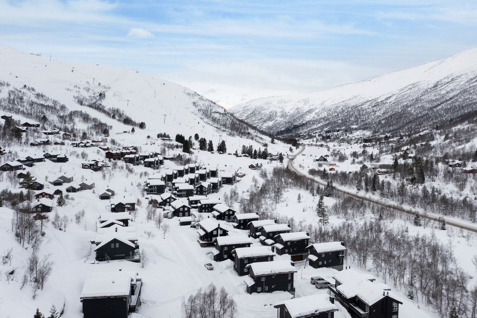 Dronefoto | Vinter Galleribilde