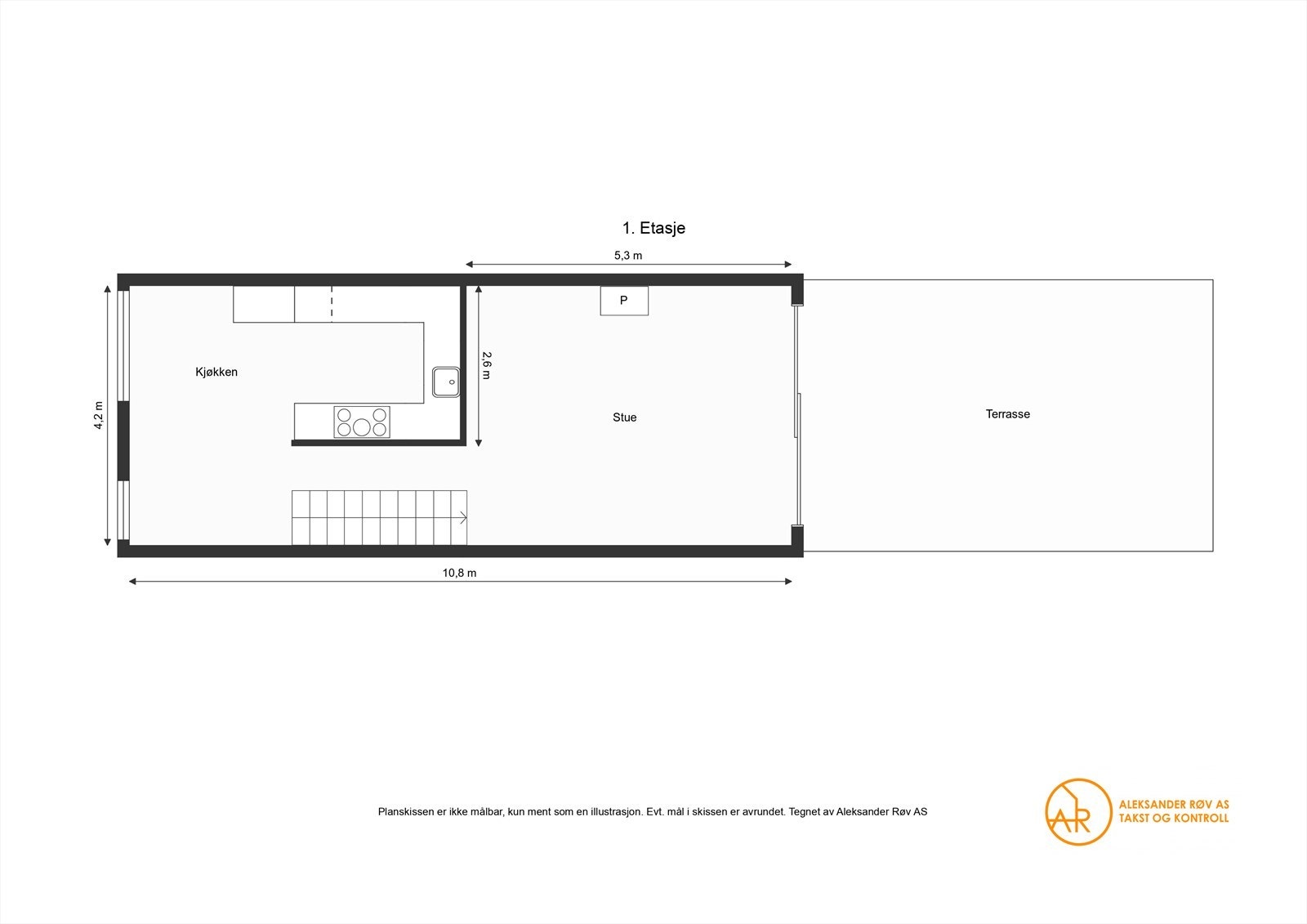 Plantegning 1. etasje Galleribilde