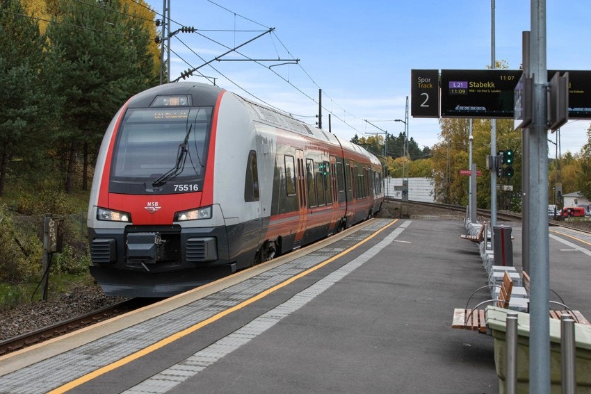 Ta toget fra Hauketo stasjon til Oslo S! Galleribilde
