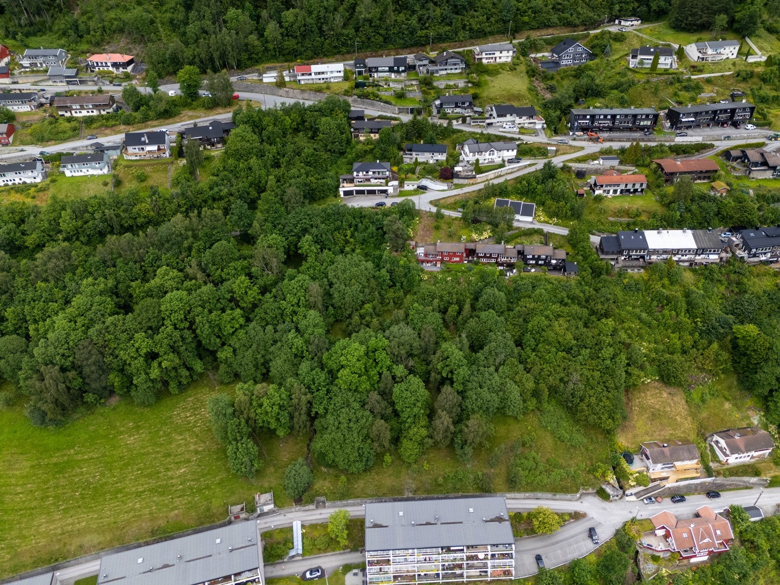 Tomten er naturtomt/råtomt som må opparbeides. Galleribilde