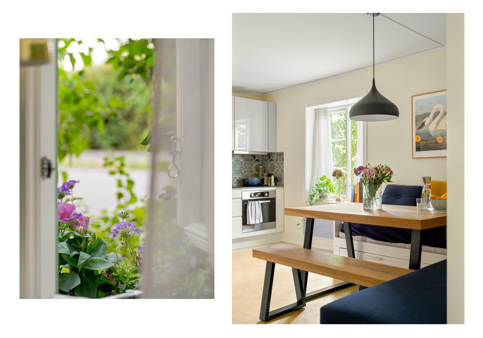 Uansett hvor du er i leiligheten har du veldig god kontakt med utsiden. Galleribilde