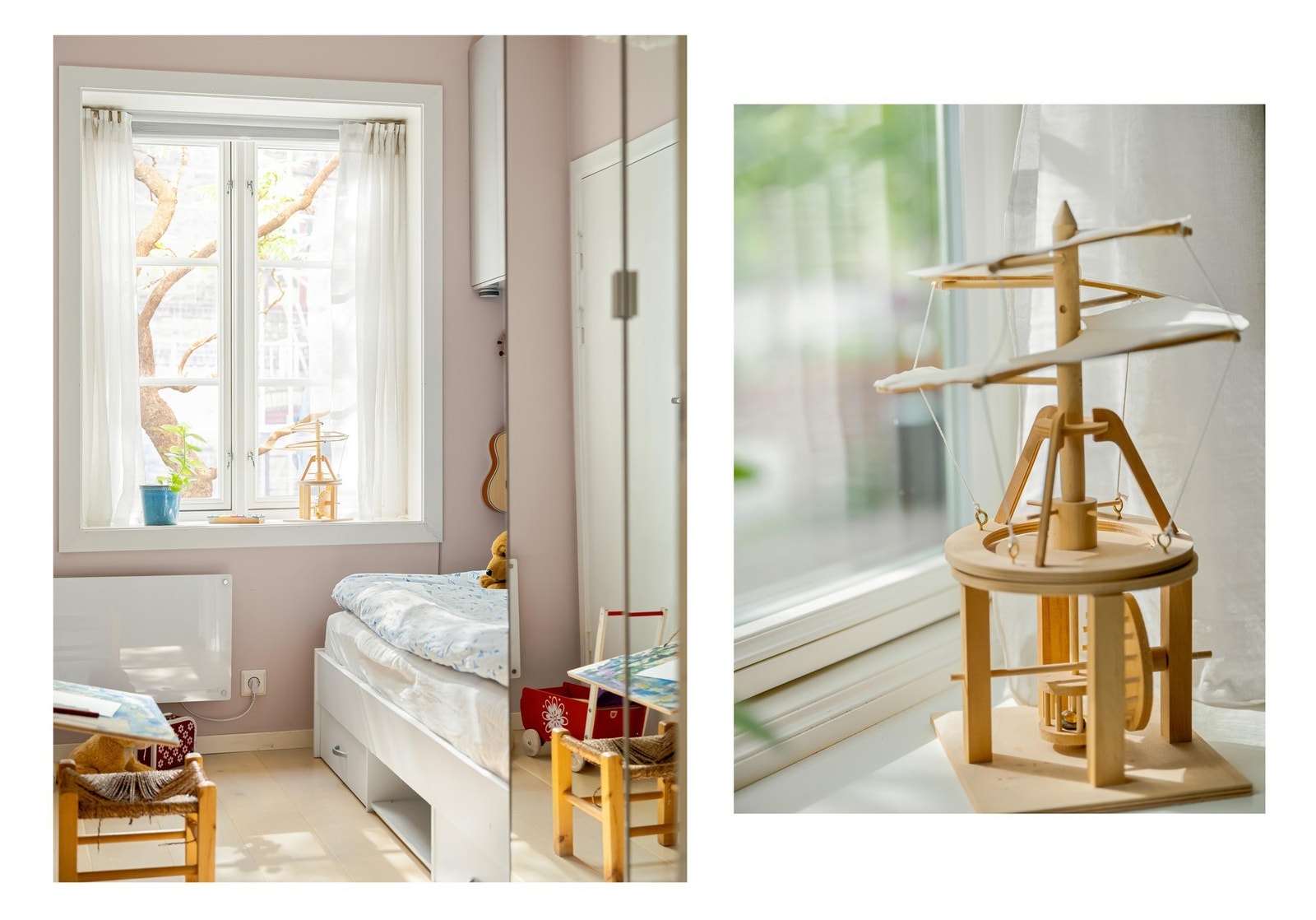 Utenfor er rolige Sagveien, som er nærmest helt uten trafikk. Galleribilde