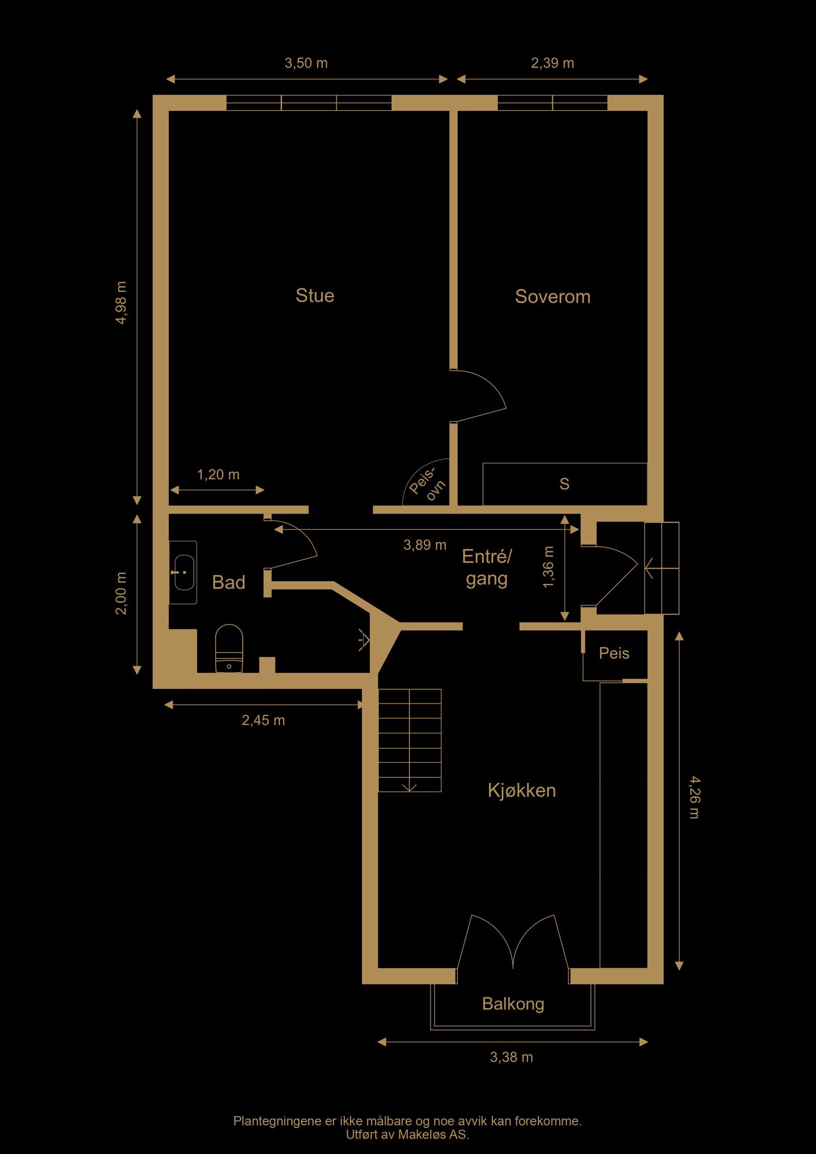 Plantegning Galleribilde