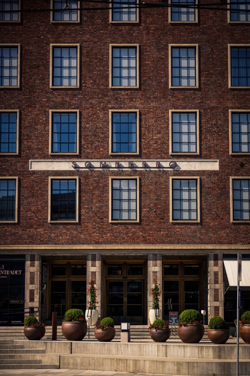 Hotell Sommerro på Solli plass. Fire minutters gange fra leiligheten Galleribilde