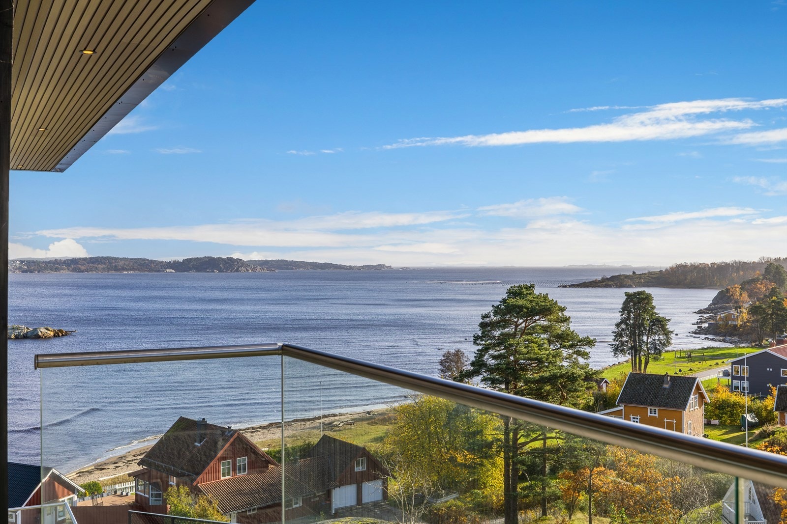 Deilig utsikt fra balkongen i 1. etg. Galleribilde