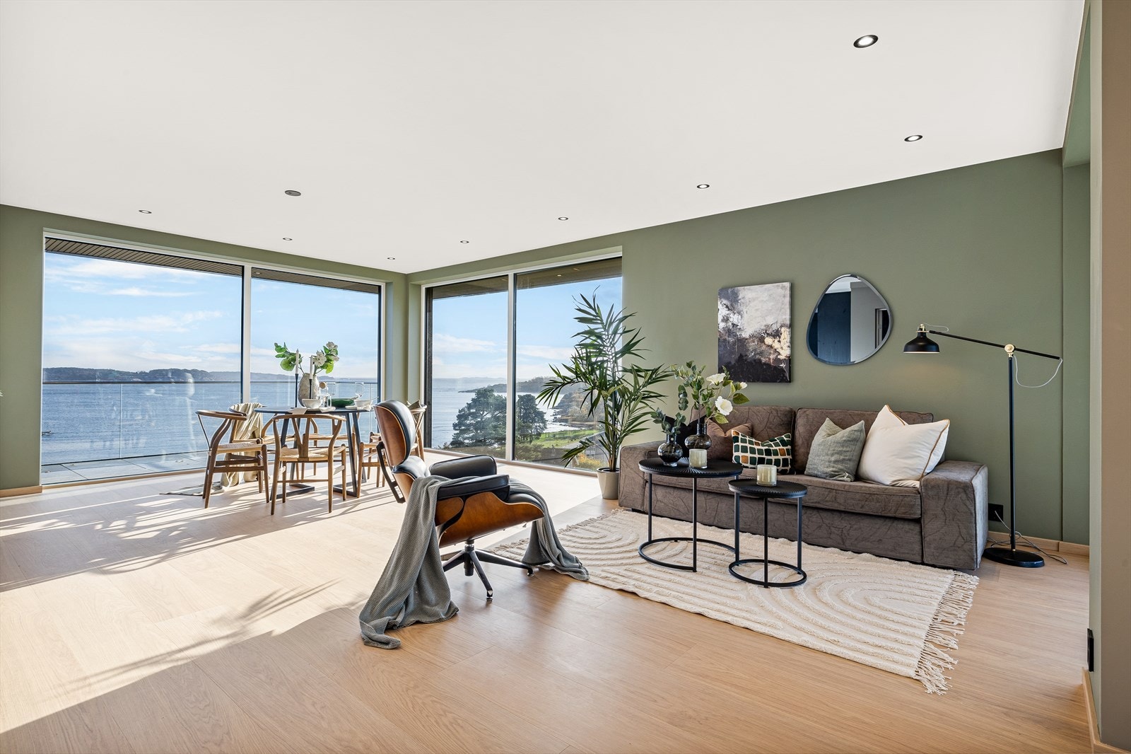 Stuen med sin flotte utsikt Galleribilde