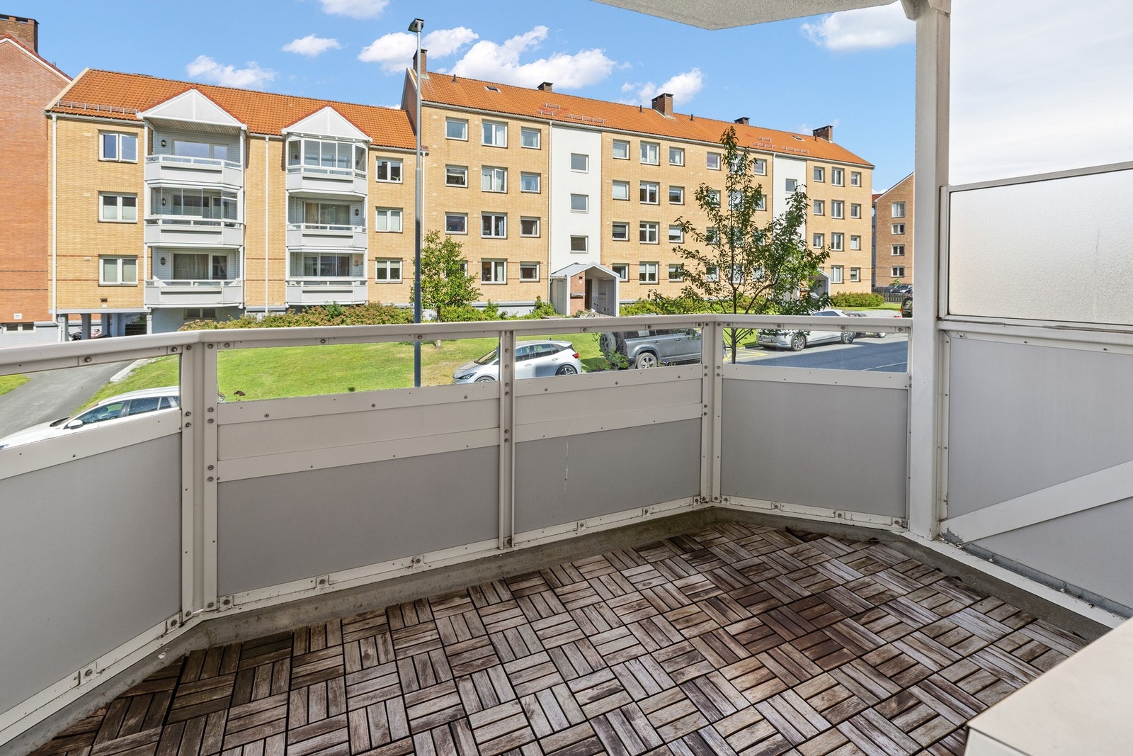 Sydvestvendt balkong på ca. 7 m². Galleribilde