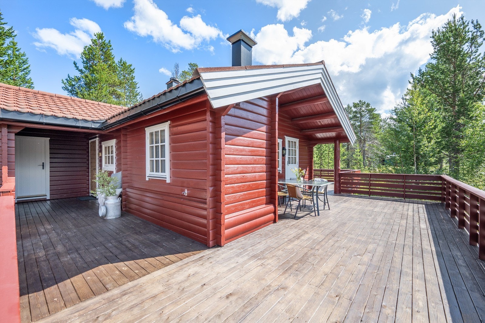 Stor terrasse på 65 kvm Galleribilde