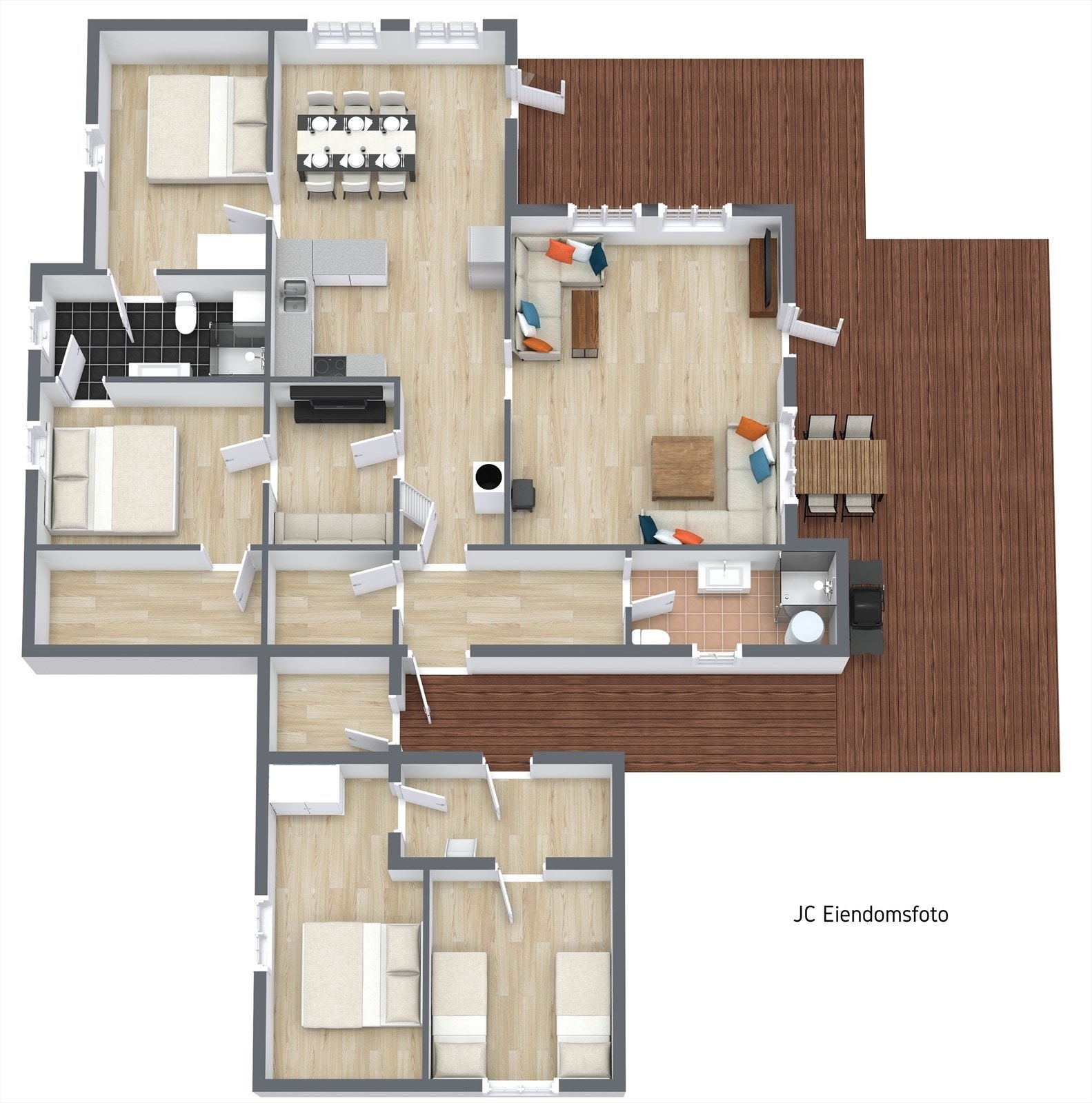 3 D plantegning Galleribilde