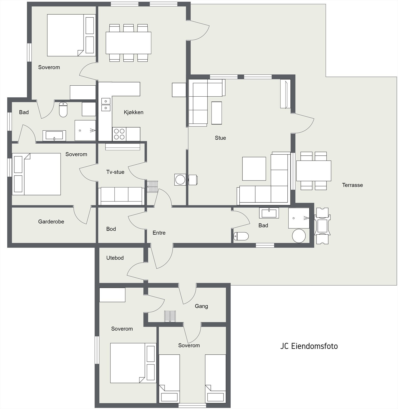 2 D plantegning Galleribilde