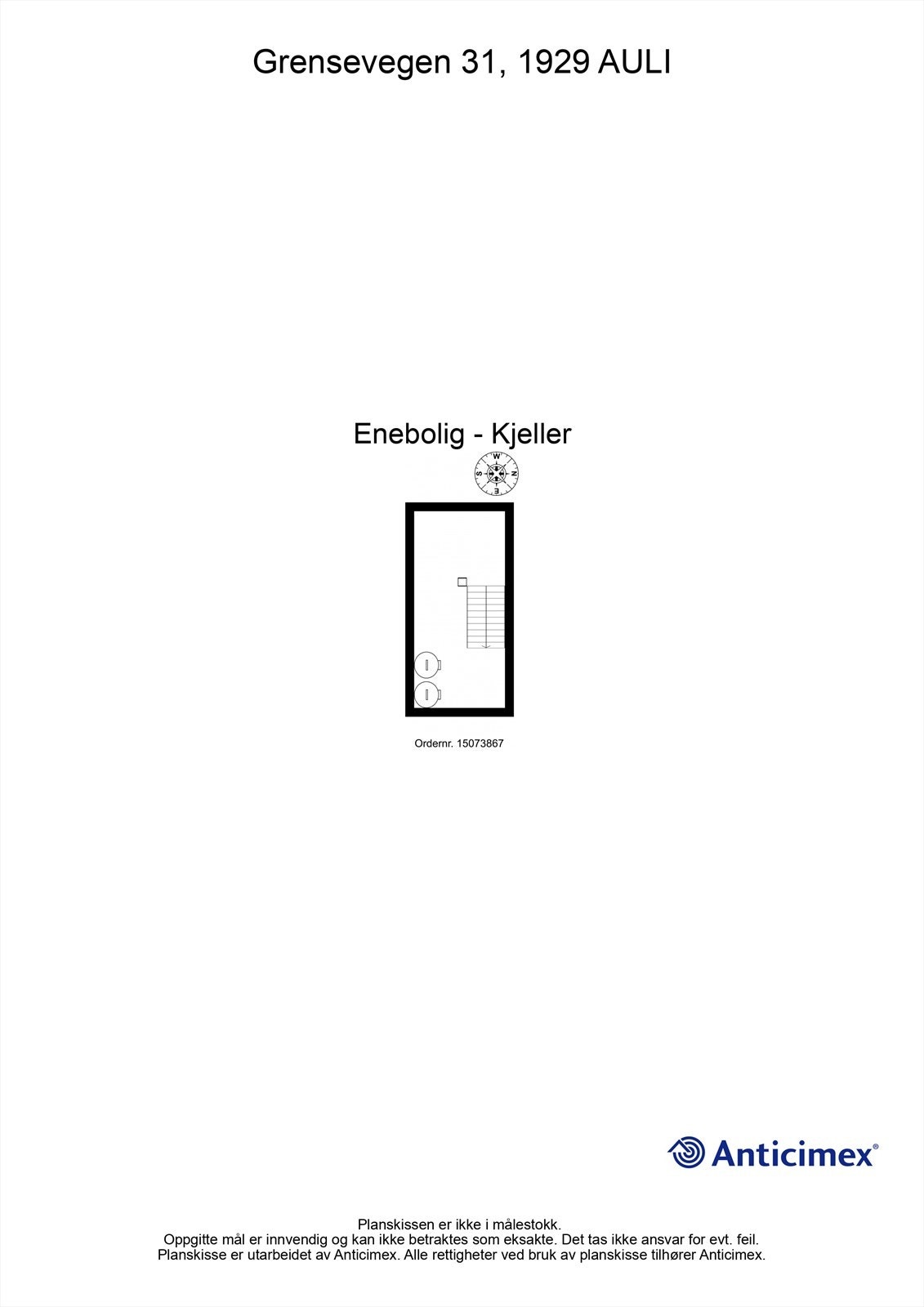 Plantegning - Kjeller. Galleribilde