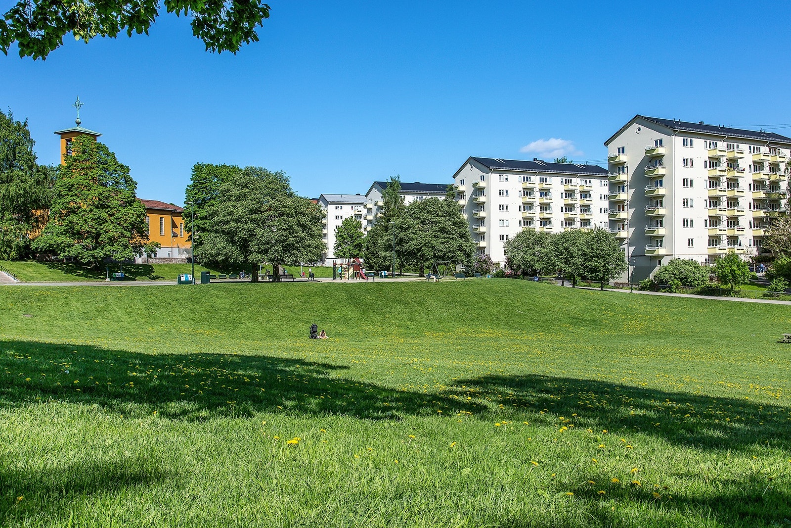 Det er kort vei til flere av byens flotteste parker. Galleribilde