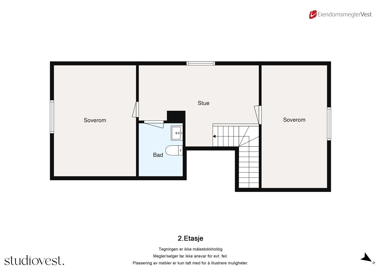 Planskisse 2. etasje Galleribilde