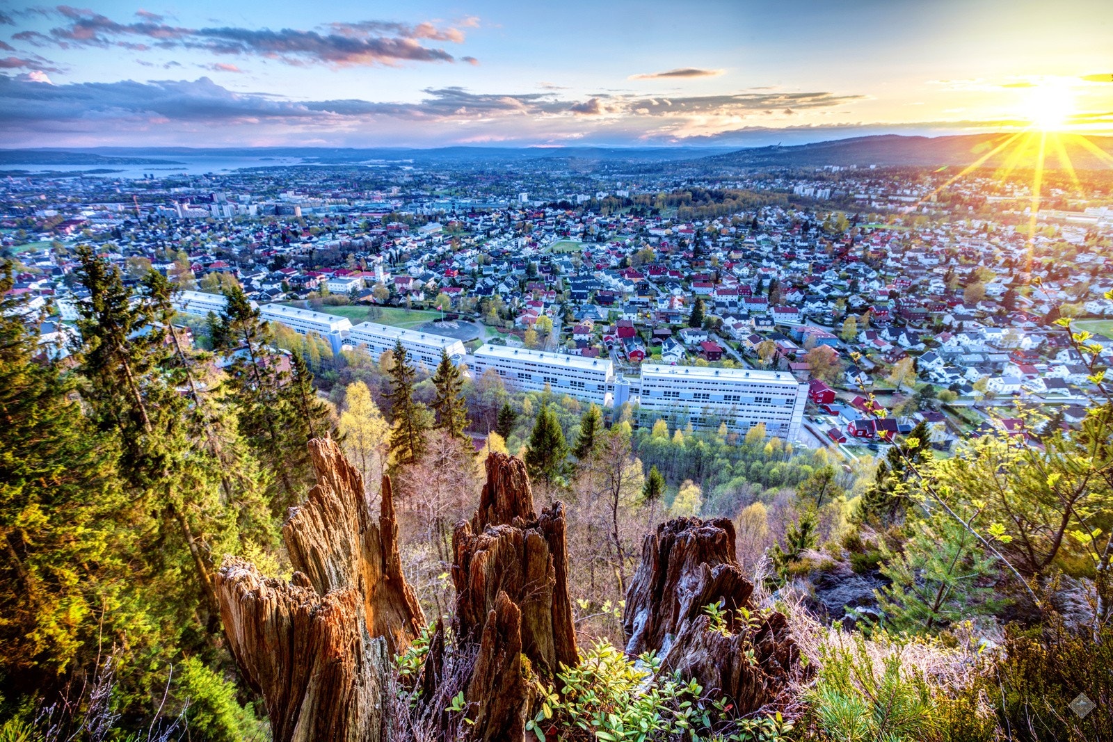 Utsiktsbilde fra Grefsenåsen Galleribilde