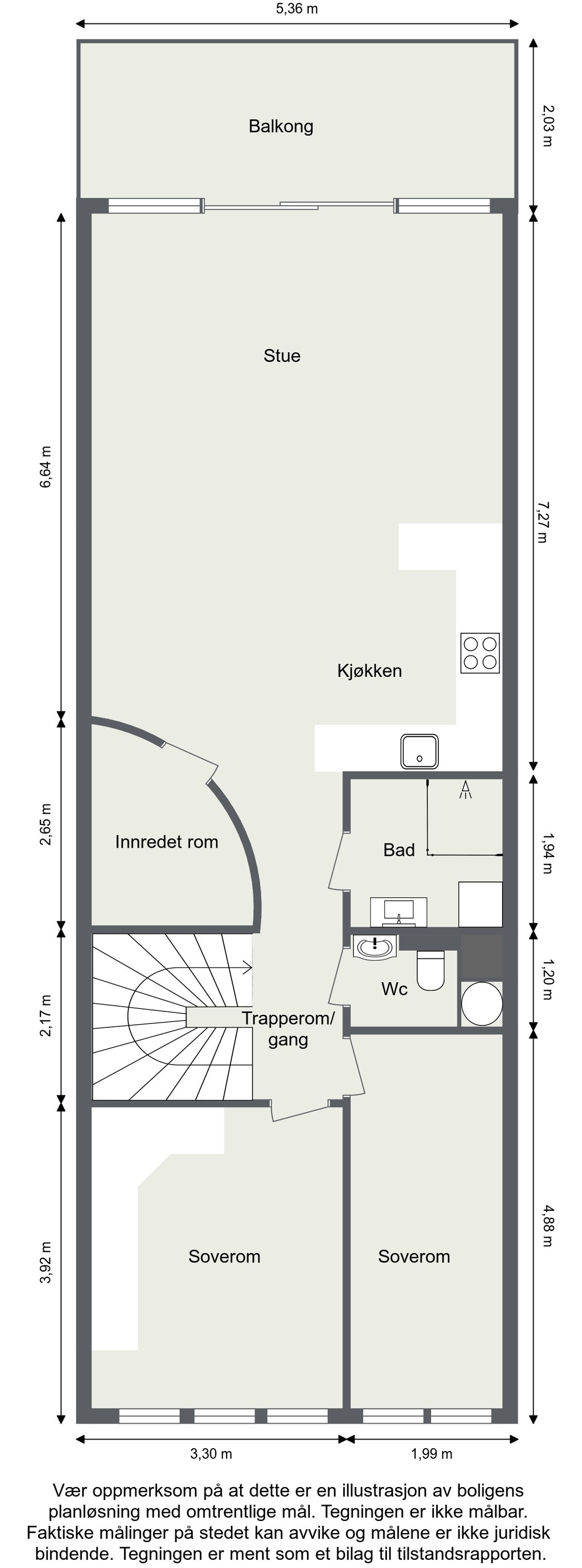 Plantegning 2. etasje. Galleribilde