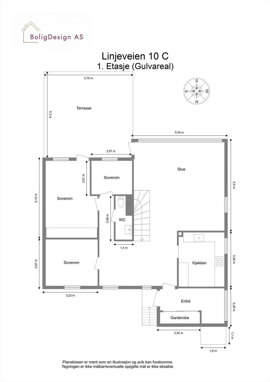 - Planskisse Hoveddel - Galleribilde