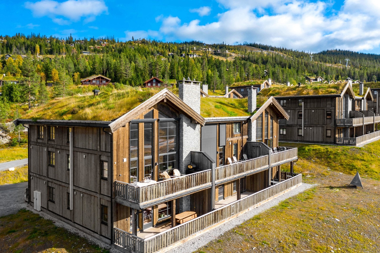 Området på sommertstid. Galleribilde