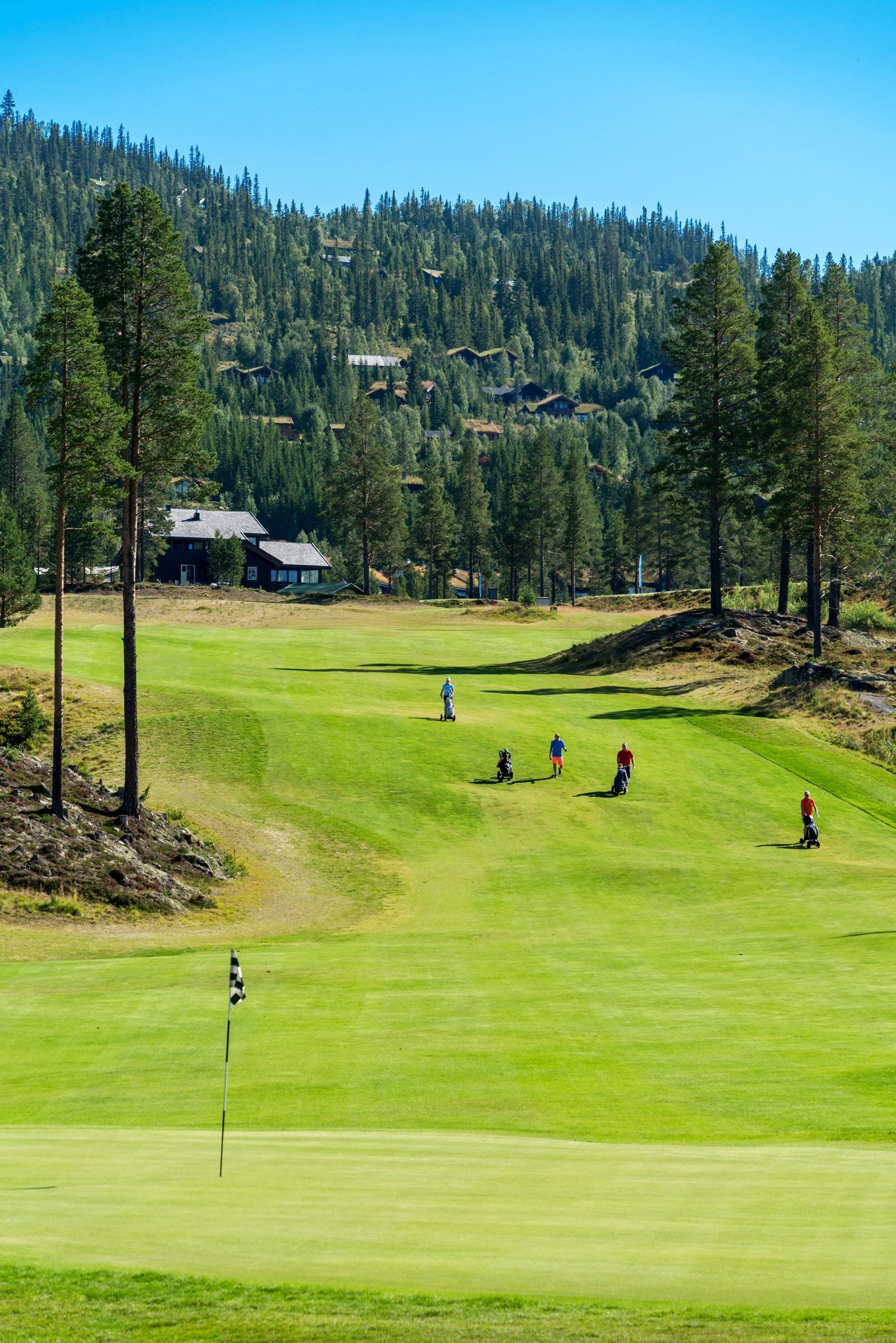 Golfbanen er av høy kvalitet og er ansett å være en av Norges beste høyfjellsbaner. Galleribilde