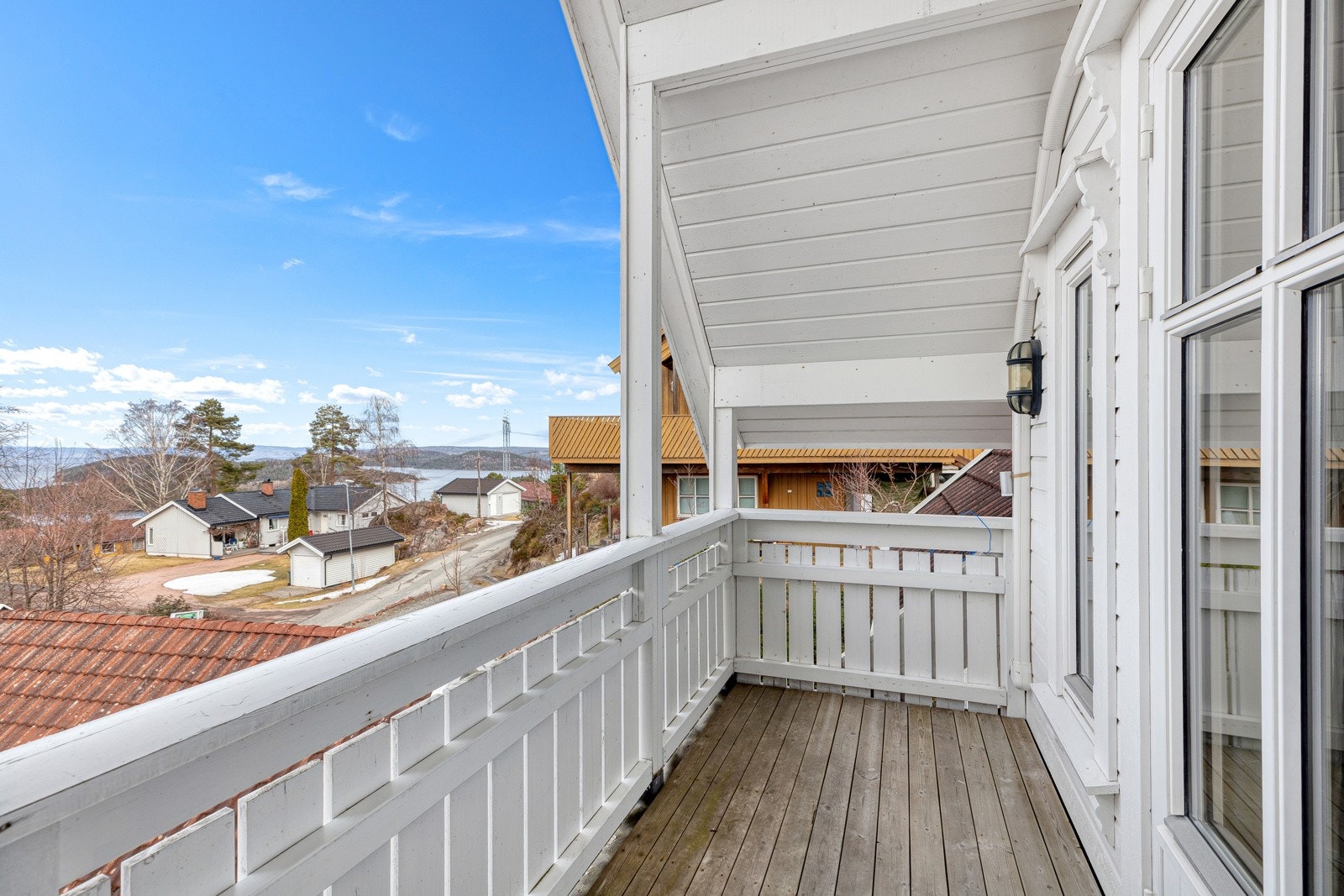 Det er flott utsikt fra 2. etasje Galleribilde