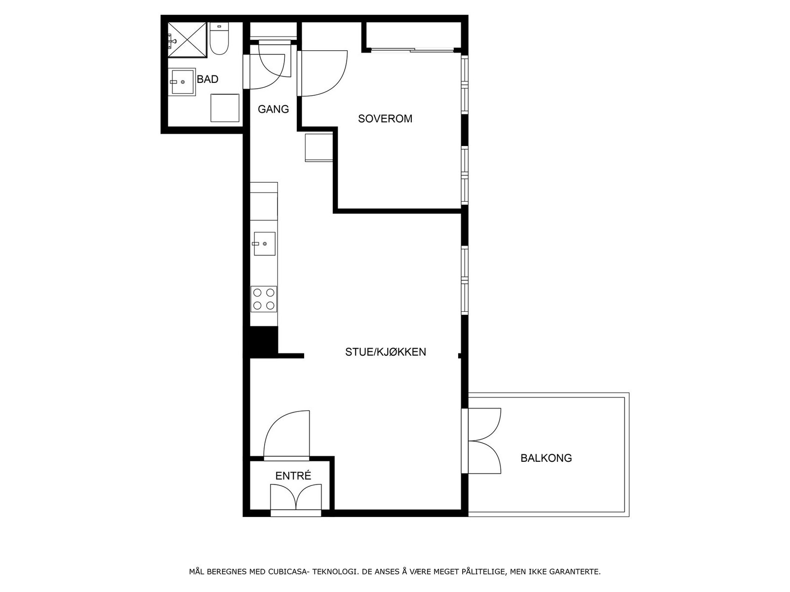 Plantegning Galleribilde