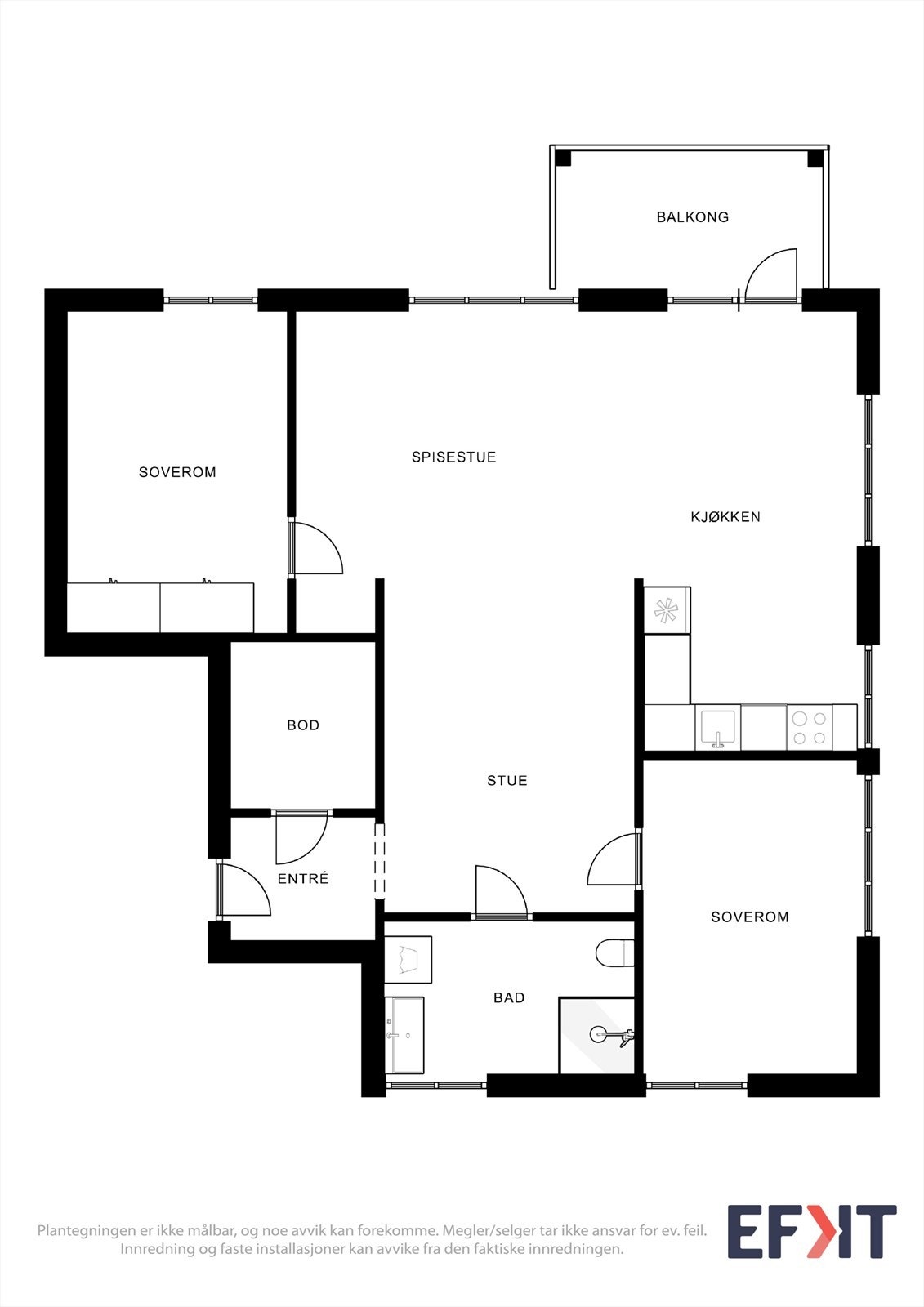 Plantegning Galleribilde