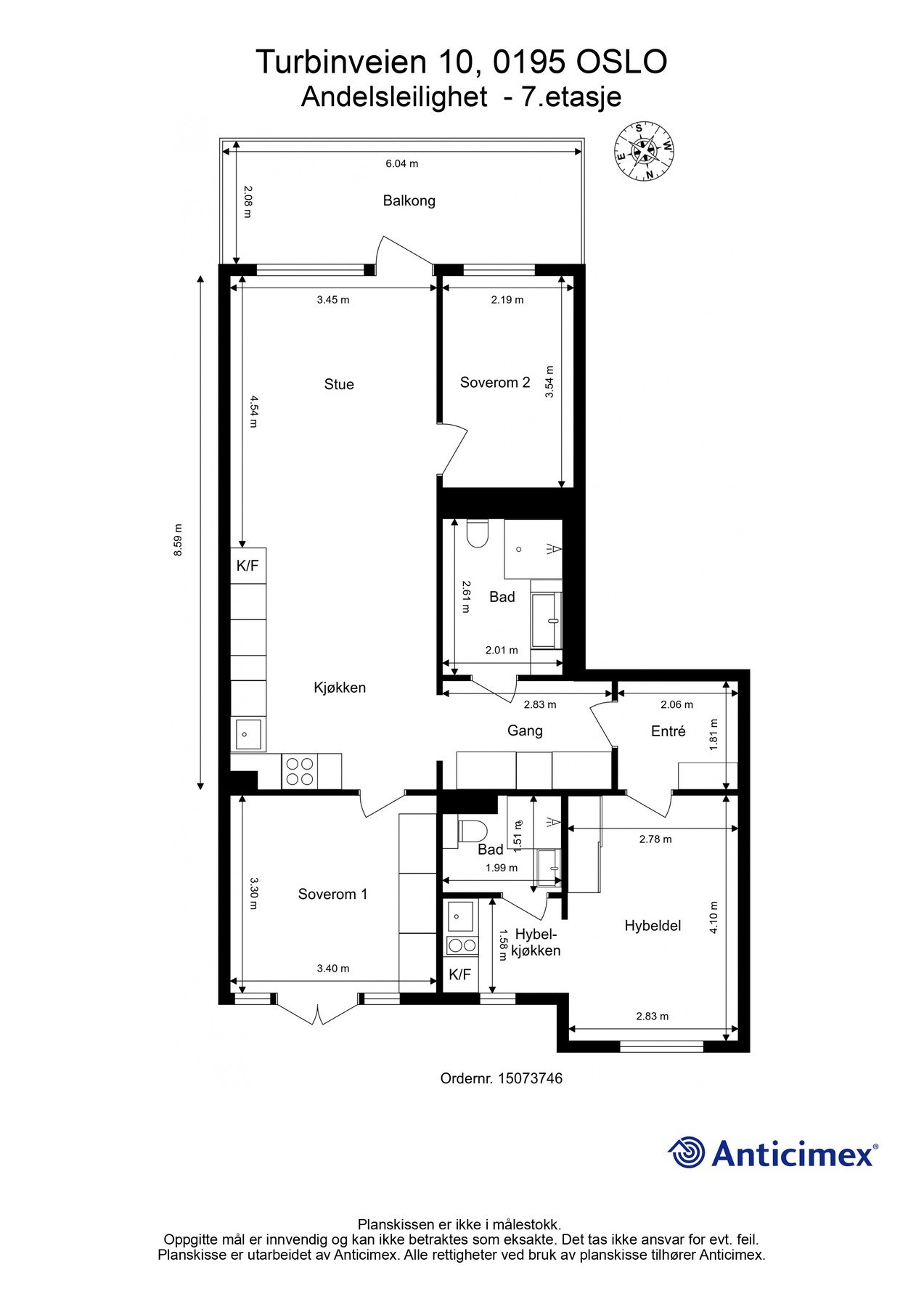 Plantegning Galleribilde