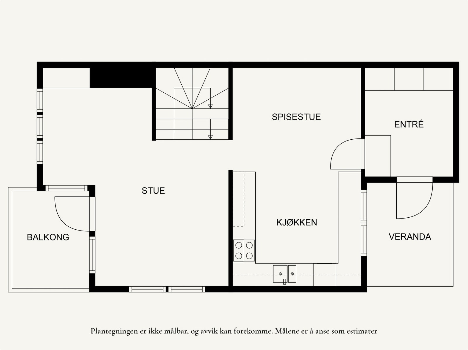 Planløsning 1.etasje. Galleribilde