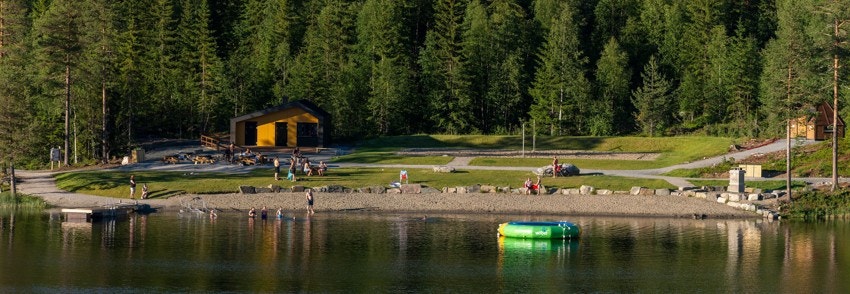 Trytetjern badeplass - Foto Tore Haraldset Galleribilde