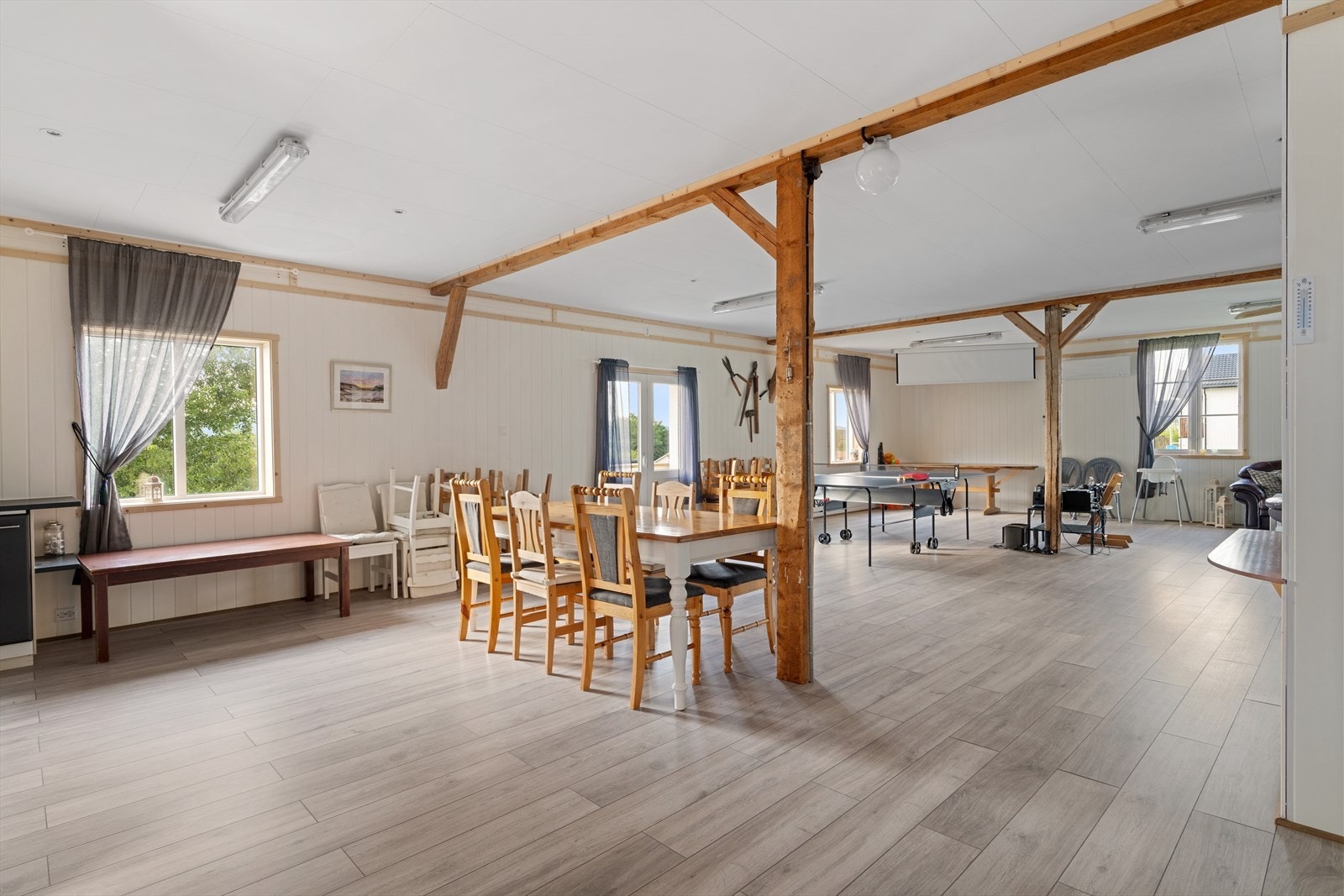 Selskapslokale innredet i nyere tid, i lager- og næringsdel Galleribilde