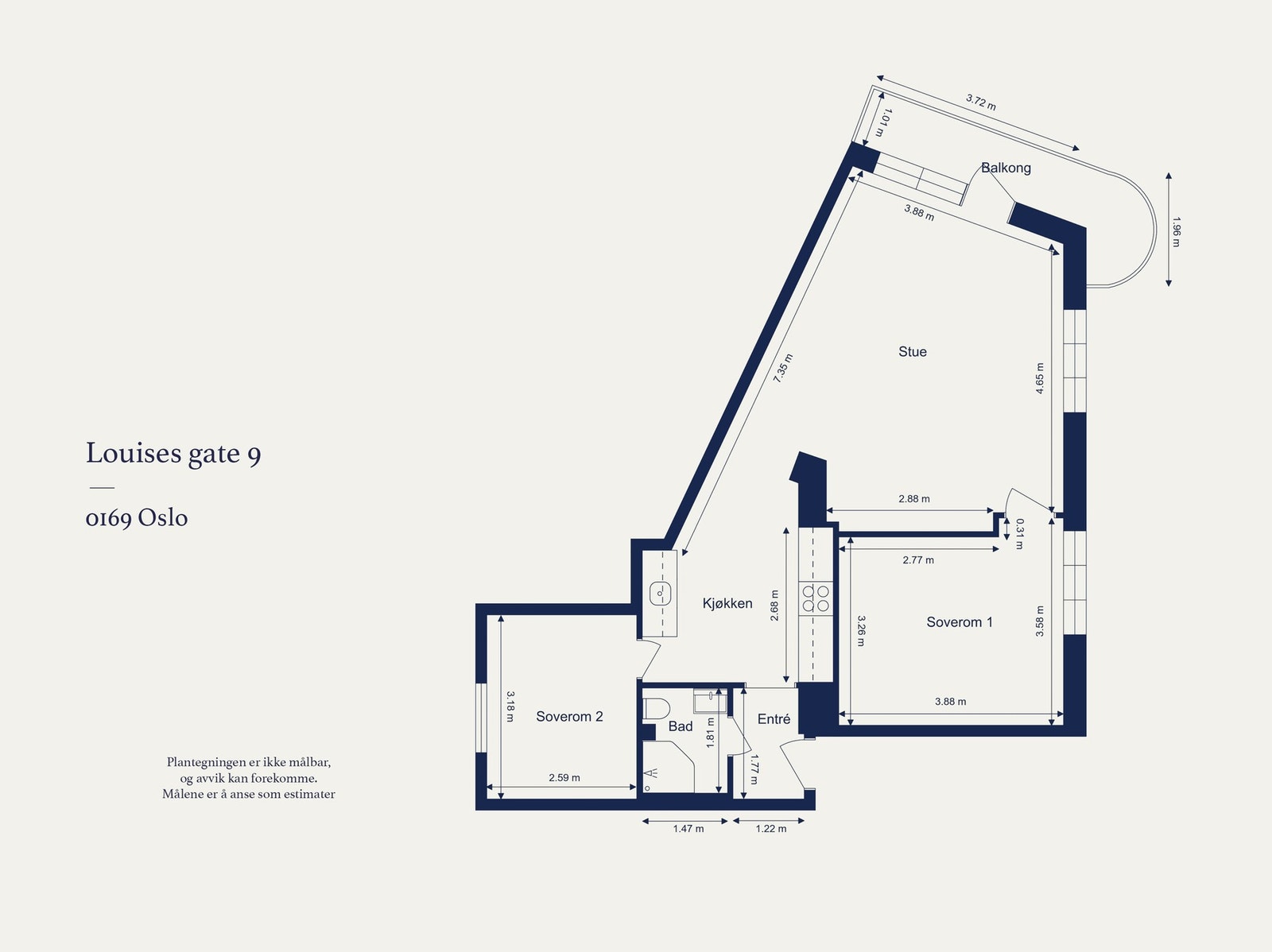 Plantegning. Galleribilde