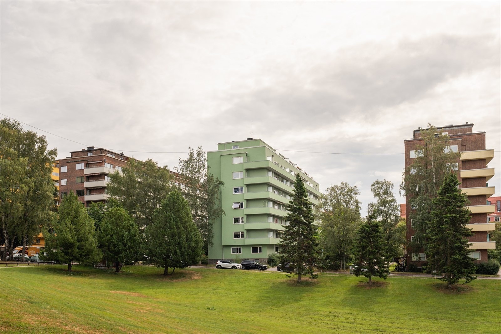 Hver boligblokk i Wilhelm Færdens vei har sitt eget sameie, og dette sameiet kjennetegnes av effektiv forvaltning og god organisering Galleribilde
