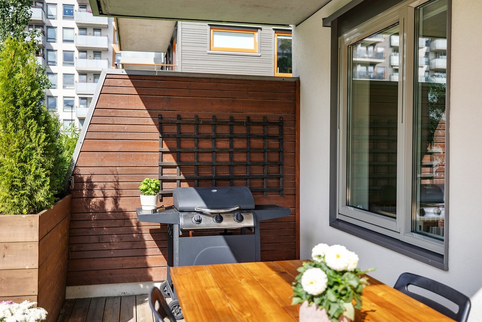 Koselig grillhjørne Galleribilde