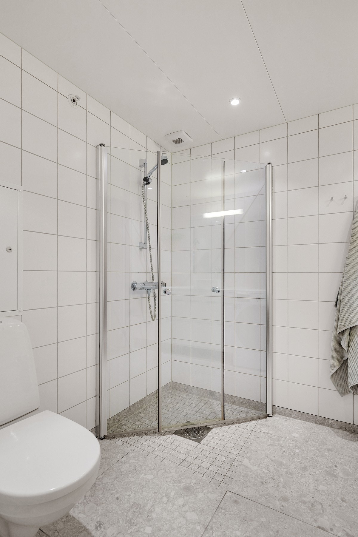 Vegghengte dusjdører i glass Galleribilde