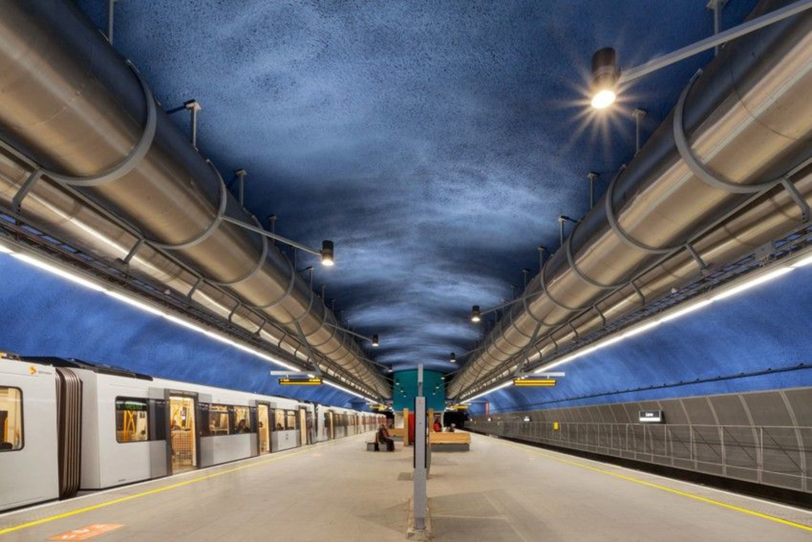 Løren t-bane stasjon er i kort gangavstad Galleribilde