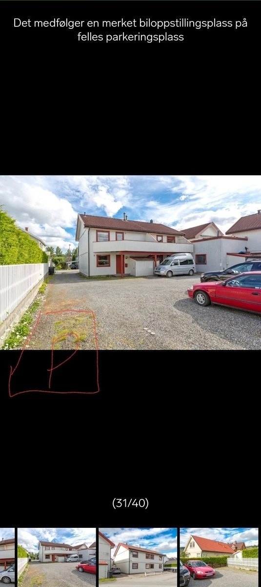 1 parkeringsplass tilgjengelig Galleribilde