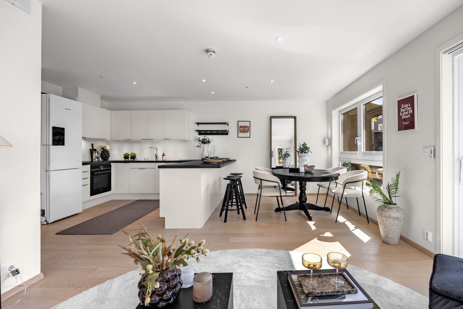 Vannbåren gulvvarme i alle rom utenom boder/bad Galleribilde