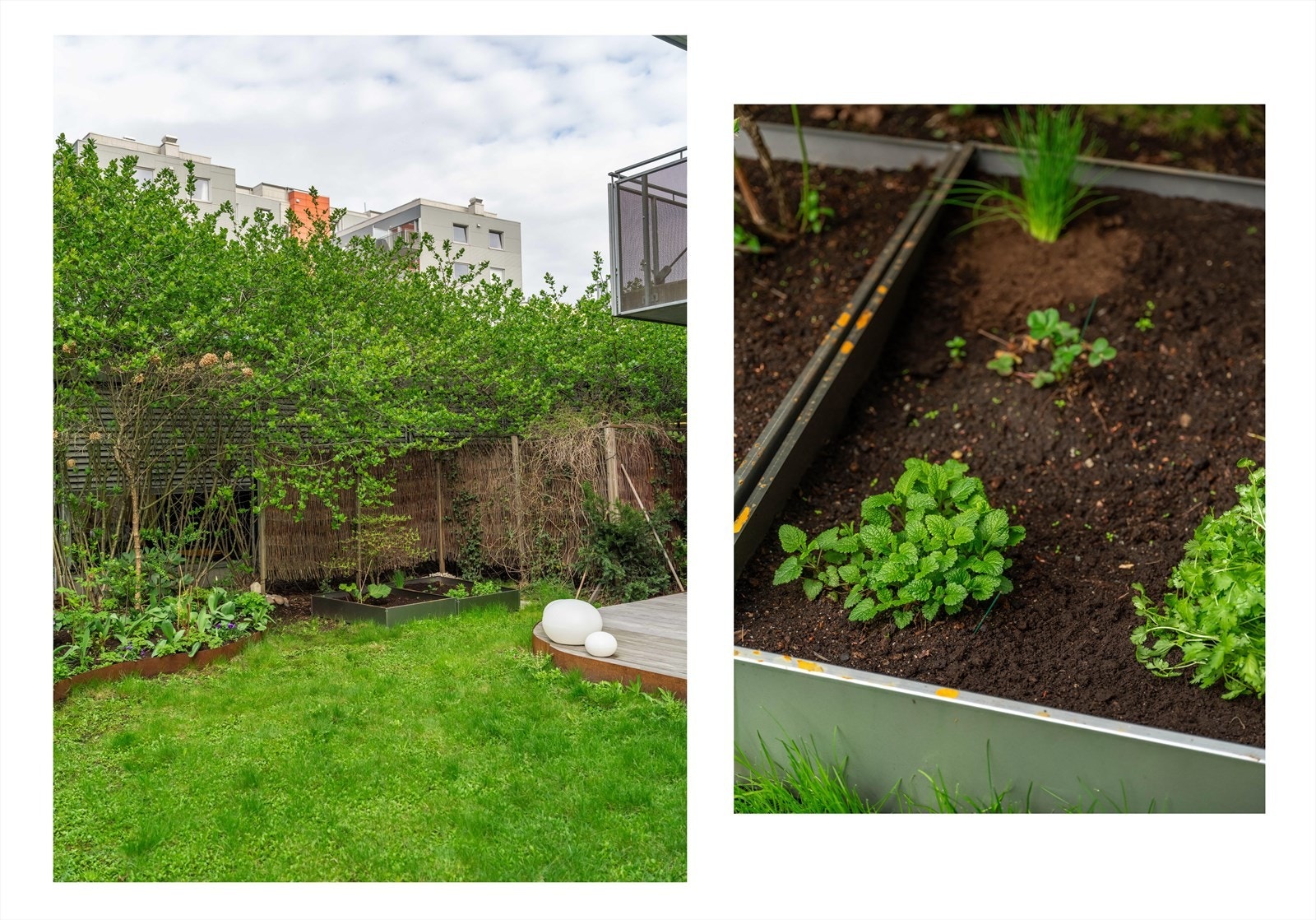 Du trenger ikke å velge - her får du både en grønn og fredelig hage samtidig som du har Oslos pulserende byliv rett i nærheten. Galleribilde